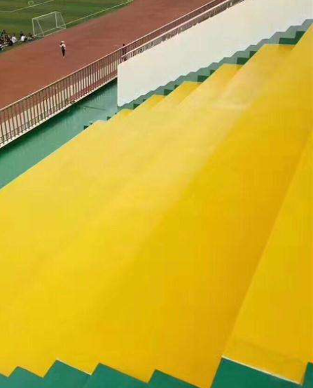 青原球场台阶翻新修补改造